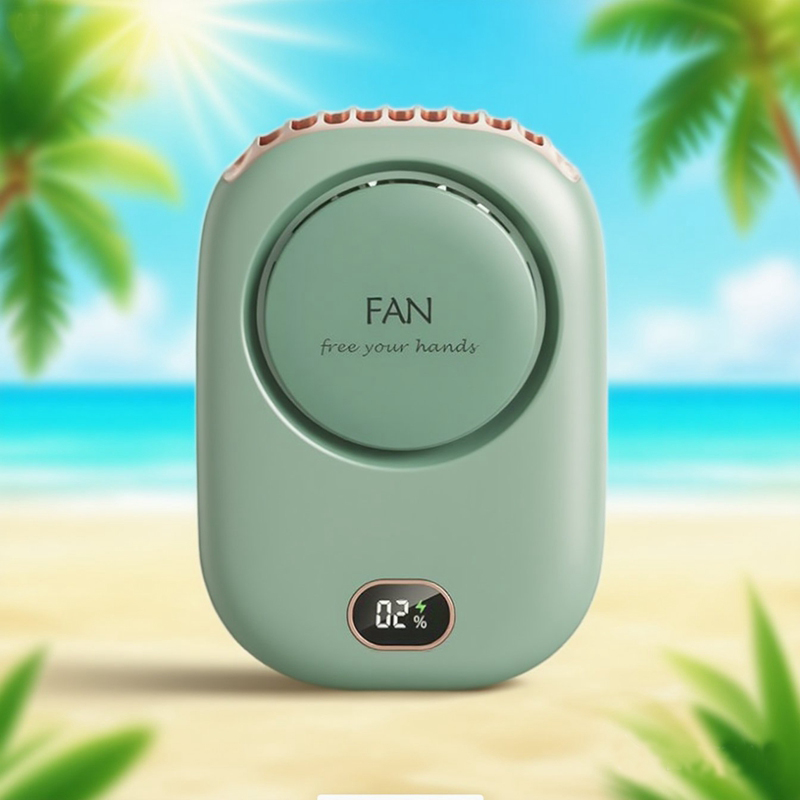 Renewable Energy Game - New Portable Mini Fan Hanging Handheld