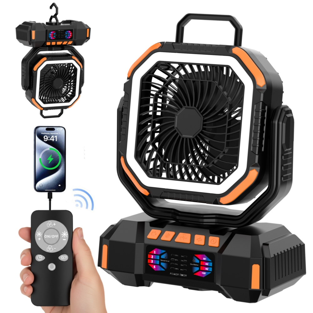 40000mAh Battery Operated Fan  - Renewable Energy Game ulasan dan harga