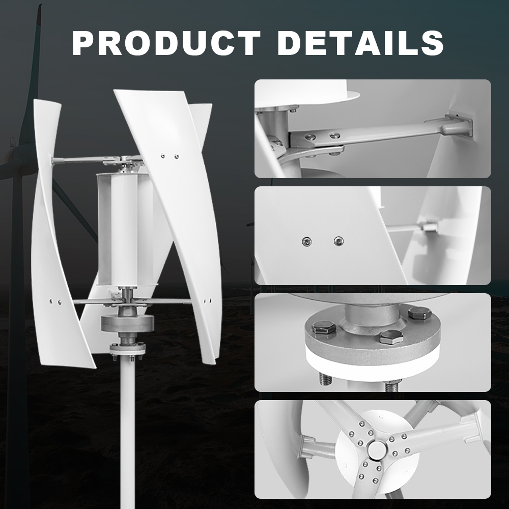 2000W 2KW Vertical Axis Wind T - Renewable Energy Model ulasan dan harga