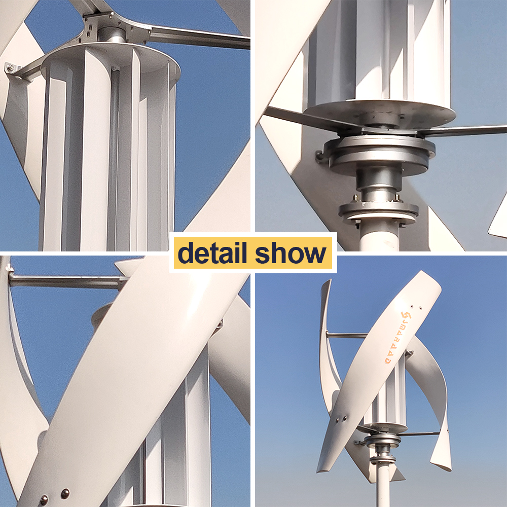 2000W 2KW Vertical Axis Wind T - Renewable Energy Model ulasan dan harga