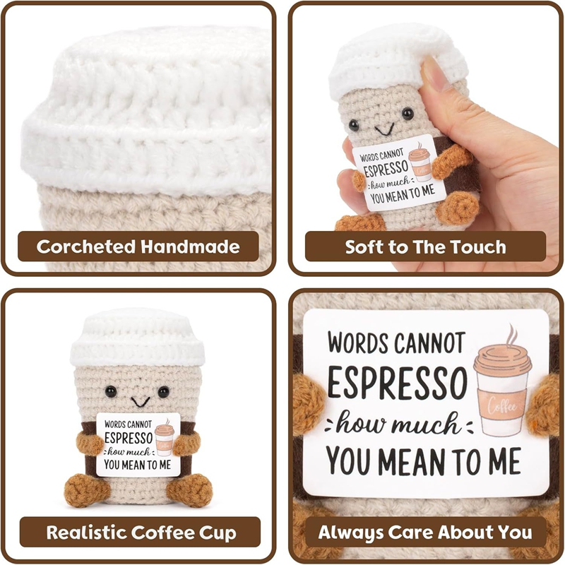 Handmade Crochet Coffee Doll w - Renewable Energy Resources ulasan dan harga