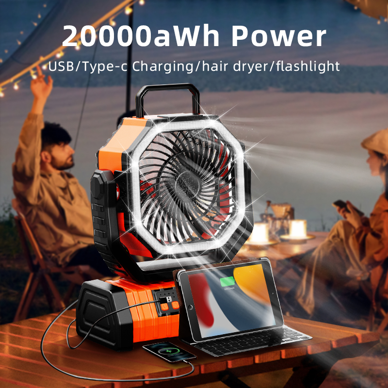 20000mAh Battery Operated Fan, - Renewable Energy Game ulasan dan harga
